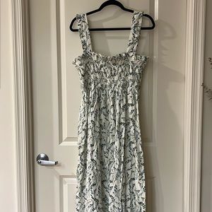 Zara Floral Print Maxi Dress Size XL